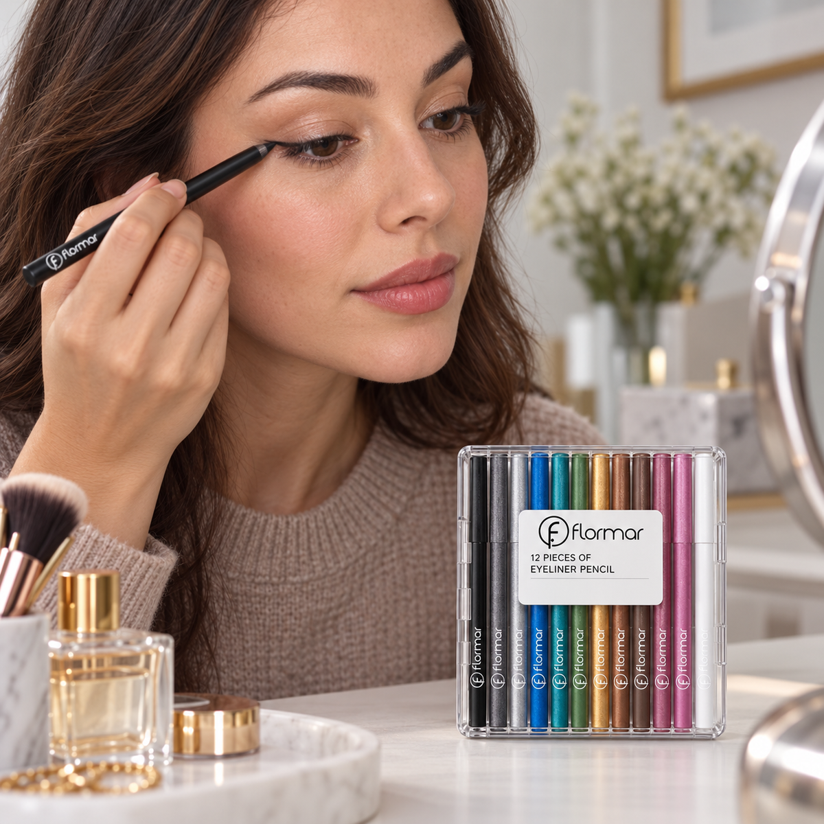 Flormar 12 Li Göz Kalemi – kullanım örneği