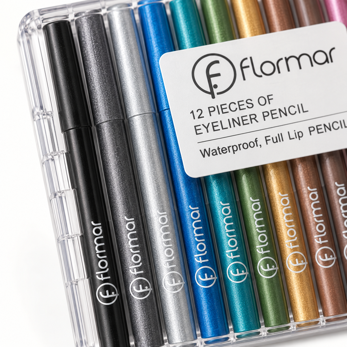 Flormar 12 Li Göz Kalemi – yakın ürün detayı
