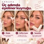Çift taraflı damga eyeliner – kullanım adımları
