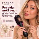 One Step Saç Kurutma ve Şekillendirme Fırçası – uygulama
