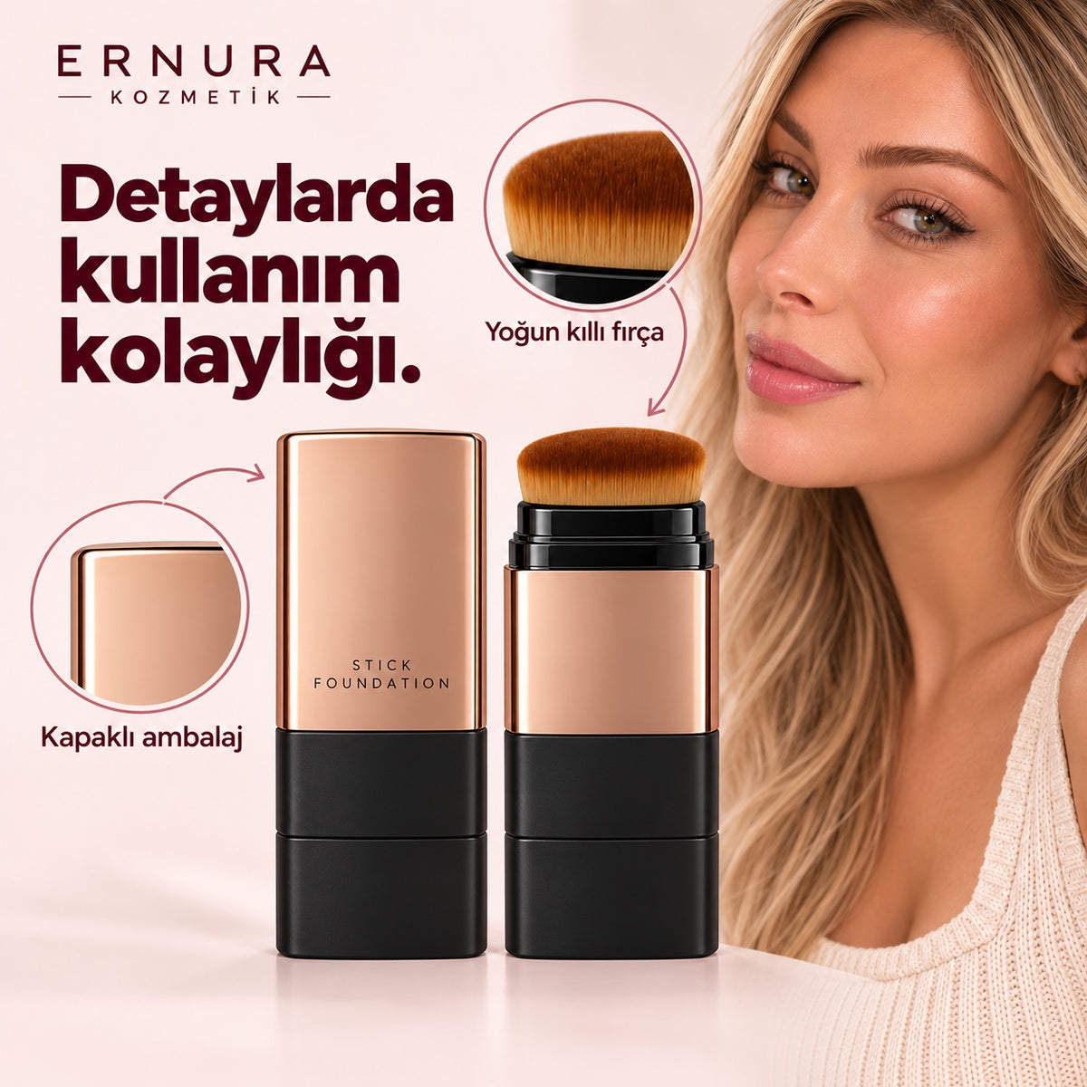 Fırçalı Stick Fondöten – ürün detayları