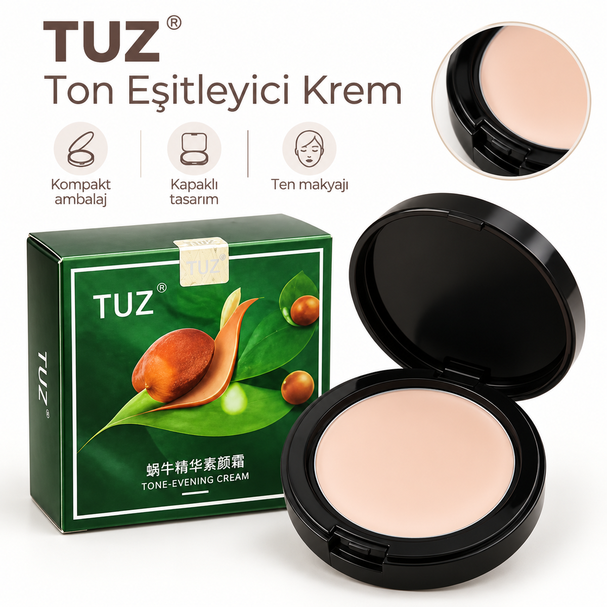 TUZ Ton Eşitleyici Krem – ürün özellikleri