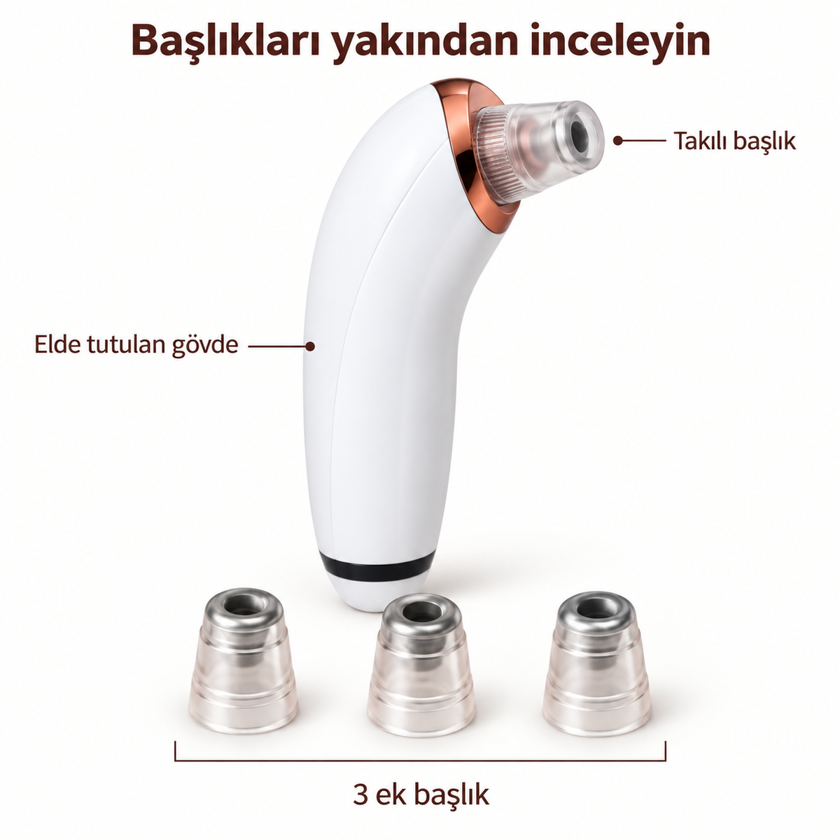 Vakumlu Yüz Bakım Aleti – ürün özellikleri görseli